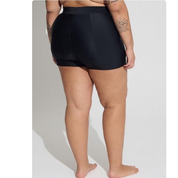 TORRID NWT Retro Ultra High Rise 3.5 Inch Swim Short - Picture 2 of 4